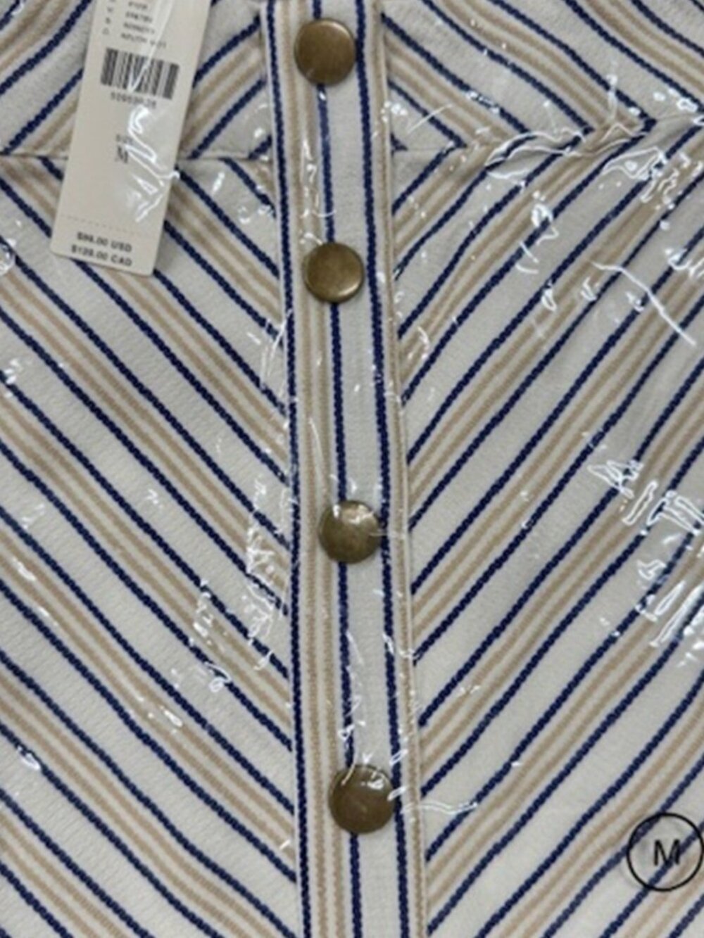 NWT Anthropologie Striped Mini Skirt by ISLA MAUDE - Picture 5 of 9